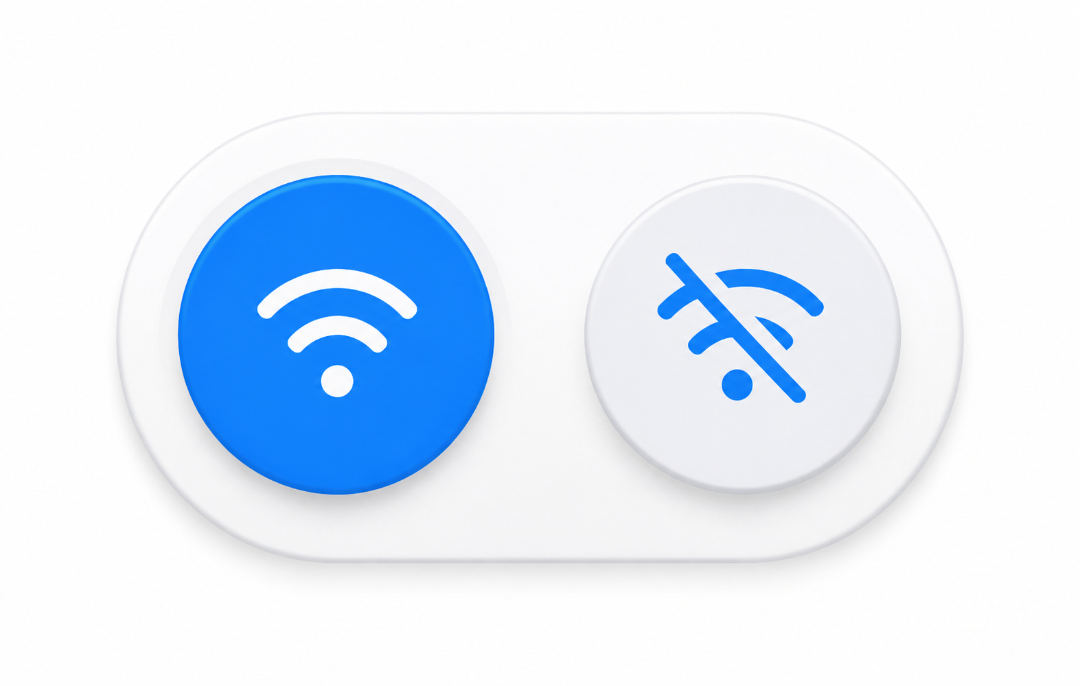 Online and offline connectivity toggle